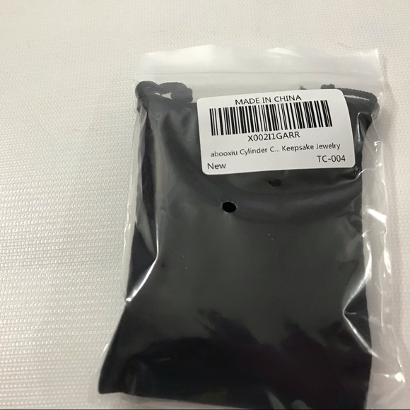 abooxiu Cylinder Cremation Necklace Pet Ashes Urn - Picture 8 of 9